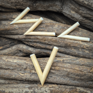 Kuripe applicator van bamboe