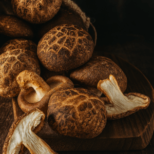 shiitake paddenstoel